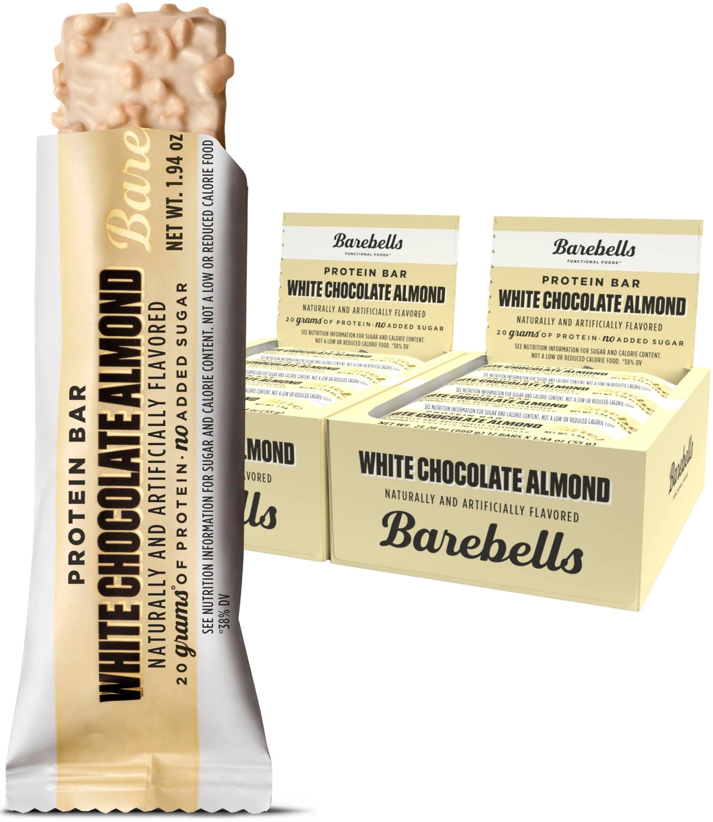 Barebells Protein Bars Variety Pack - 12 Count, 1.9oz Bars - Protein Snacks with 20g of High Protein - Chocolate Protein Bar with 1g of Total Sugars - Perfect on The Go Protein Snack & Breakfast Bars