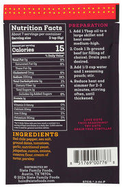 Siete Mild Taco Seasoning Mix | Gluten Free | Vegan | Paleo | Preservative Free | Whole 30 Approved (1 Packet)