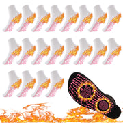 10Pairs Tourmaline Thermal Circulation Magnetic Self-heating Shaping Socks,Foot Massage Slimming Health Sock for Men Women