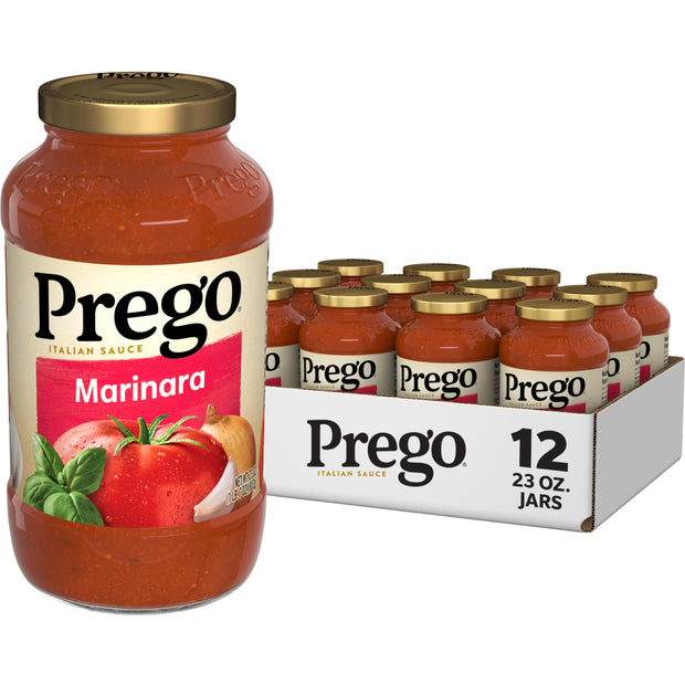 Prego Pasta Sauce, Italian Tomato Sauce with Roasted Garlic & Herbs, 24 Ounce Jar