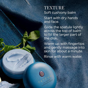 TATCHA The Indigo Cleansing Balm | Gentle Moistuirizing Cleanser, Fragrance-Free, Buttery-Soft Balm that Melts to Gently Cleanse & Remove Makeup | 1.9 oz