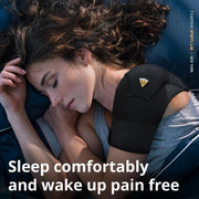 Shoulder Brace - Support & Injury Prevention Brace- Joint Pain Releaser- Shoulder Compression Wrap Strap - Adjustable Injury Accessories for Shoulders - Premium Quality Strap by FIGHTECH (Pink, L-XL)