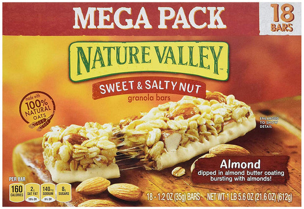 Nature Valley Crunchy Granola Bars Oats 'N Honey, 98-Count 1.49oz bars