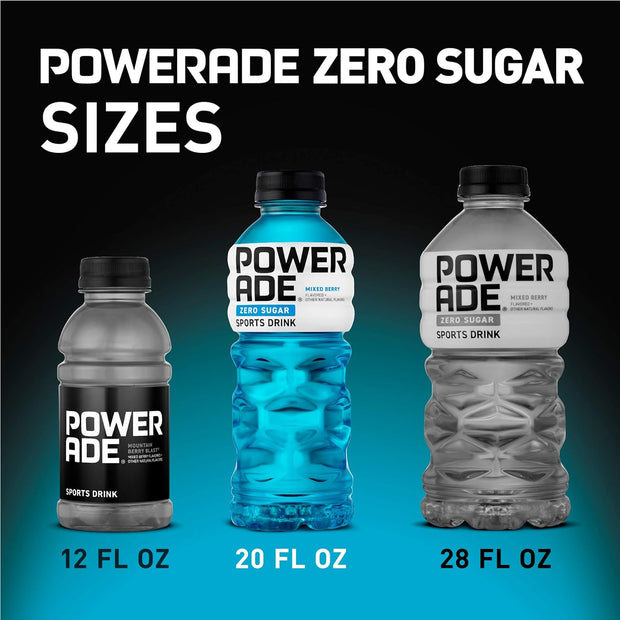 POWERADE ZERO Mixed Berry, 20 fl oz, 8 Pack