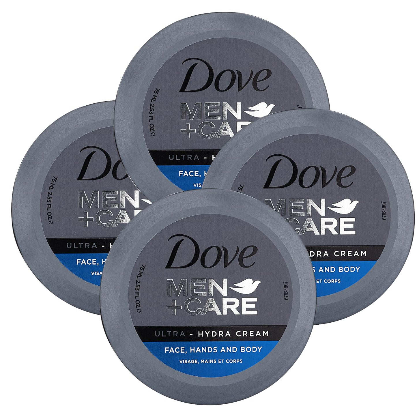 Dove Men+Care Ultra Hydra Cream, Face, Hands and Body care, All Skin Types, 5.07 Oz