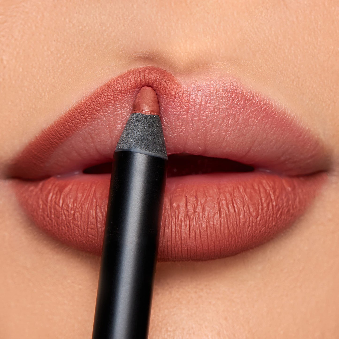 K7L Dark Pink Lip Crayon (Vegan) - Long Lasting and Waterproof - Buff