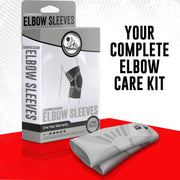 Nordic Lifting Elbow Compression Sleeves (1 Pair) – Support for Pain Relief, Tendonitis, Golfer’s & Tennis Elbow Recovery