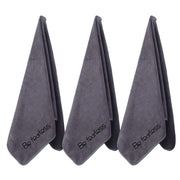 Microfiber Gym Towels Bigger Size Super Soft for Exercise Fitness, Sports, Workout, 380-GSM 15-Inch x 31-Inch Quick-Drying Towels (3 Pack, Grey+Blue+Purple)