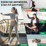 TOPOKO Resistance Bands Set of 5 – Pull Up Assistance Bands for Men & Women, Heavy Duty Workout Bands for Exercise, Strength Training, Stretching, Physical Therapy, Home & Gym