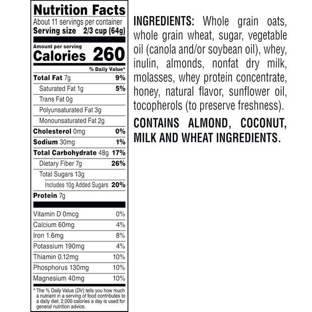 Quaker Simply Granola Honey & Almond, (Pack of 2)