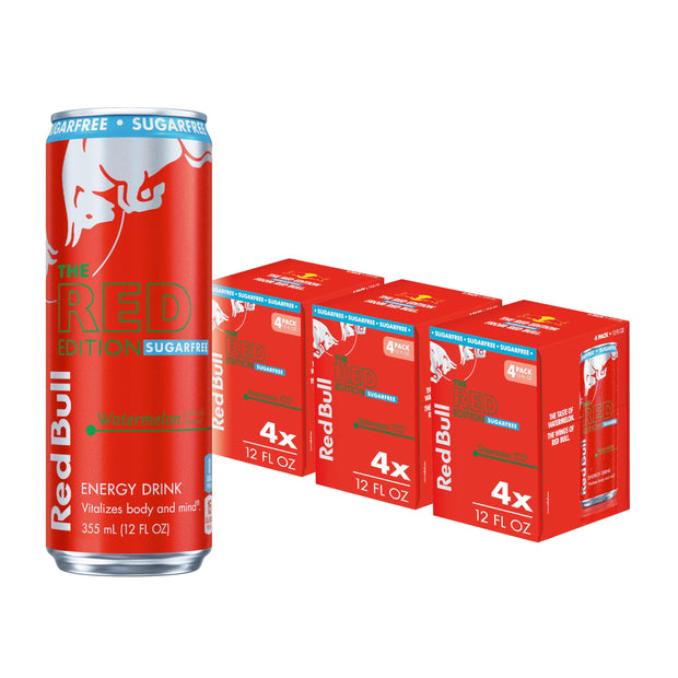 Red Bull Pink Edition Sugar Free Energy Drink, Wild Berries, 8.4 fl. oz., Pack of 8 cans, with 80mg Caffeine, Taurine & B Vitamins