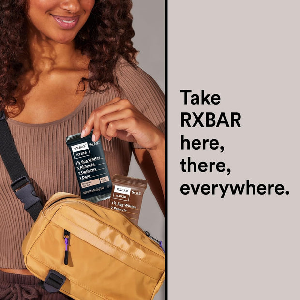 RXBAR Minis Protein Bars, Protein Snack, Snack Bars, Variety Pack, 7.3oz Box (8 Count)