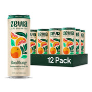 Zevia Organic Sugar Free Iced Tea, Tea Refresher Variety Pack, 12 Ounce Cans (Pack of 12)