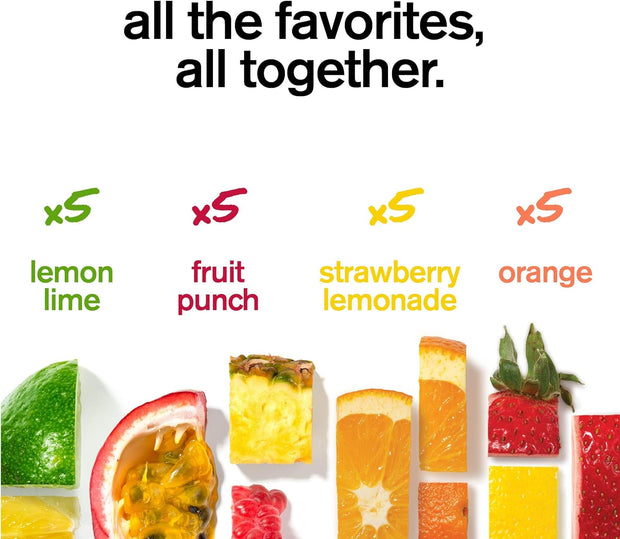 Skratch Labs Hydration Packets - Hydration Drink Mix, Variety Pack (20 Single Serving Packets) - Electrolyte Powder Developed for Athletes and Sports Performance, Gluten Free, Vegan, Kosher