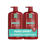Old Spice Fiji 2-in-1 Shampoo and Conditioner Set for Men, Coconut & Tropical Wood Scent, Healthier, Fuller, More Moisturized Looking Hair, 21.9 Fl Oz Each, Twin Pack