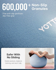 YOTTOY Anti-Burst Exercise Ball for Working Out, Yoga & Pregnancy, Extra Thick Workout Ball for Physical Therapy & Fitness