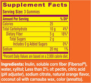 Metamucil Fiber Gummies for Adults, No Sugar Added Orange Flavor, 5g Prebiotic Plant Based Fiber Supplement Blend, 120 Count