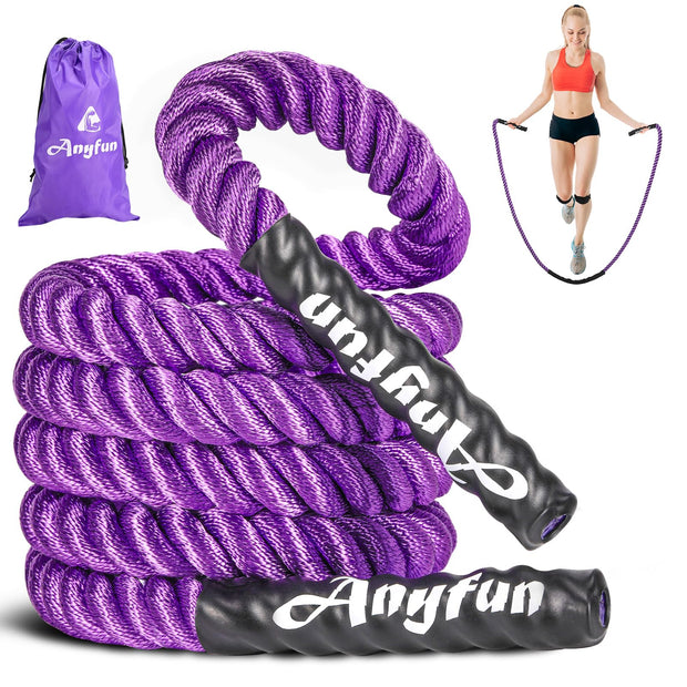 Weighted Jump Rope Fitness Equipment for Women Adult Jumprope for Strength Training Weight Loss Shape Body Total Body Workout Skipping Rope Home Gym Jumping Rope