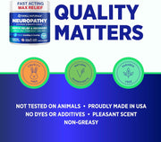 OWELL NATURALS Neuropathy Cream Extra Strength Nerve Relief Cream for Foot, Hands, Legs, Toes with Arnica, Vitamin B6, Aloe Vera, MSM - Made in USA