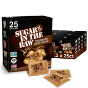 Sugar In The Raw Turbinado Cane Sugar Packets, 200 Ct Box, 1 Pack, Pure, All-Natural Turbinado Sugar, Non-GMO Project Verified, Kosher, Vegan and Gluten Free
