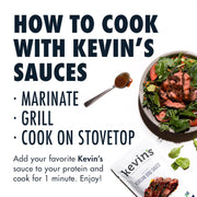 Kevin's Natural Foods Paleo Simmer Sauce Variety Pack - Stir-Fry Sauce, Gluten Free, No Preservatives, Non-GMO - 3 Pack (Teriyaki/Thai Coconut/Korean BBQ)