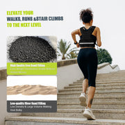 Weighted Vest Adjustable Weights for Women, 6-12 Lbs Weight Vest for Walking with Plus Size Pocket, Ruck Vest with 6 Ironsand Weights & Reflective Strip for Running, Workouts & Strength Training