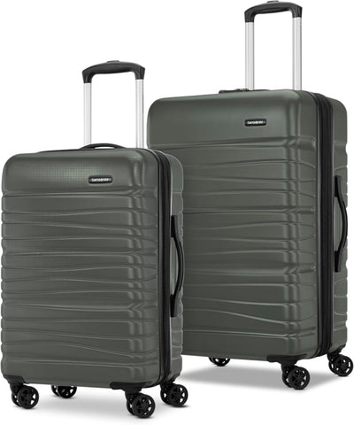 Samsonite Evolve SE Hardside Expandable with Double Spinner Wheels, 2PC SET (CO/M), Army Green