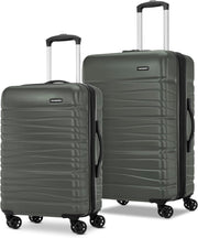 Samsonite Evolve SE Hardside Expandable with Double Spinner Wheels, 2PC SET (CO/M), Army Green