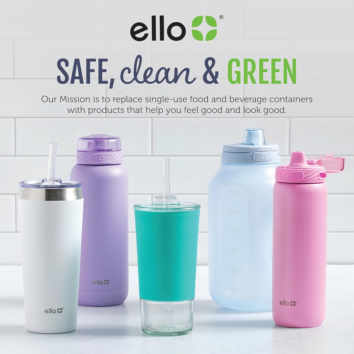 Ello Magnet 18oz Vacuum Insulated Stainless Steel Travel Mug with Side Handle and Leak-Proof Slider Lid and Built-in Coaster, Keeps Hot for 5 Hours