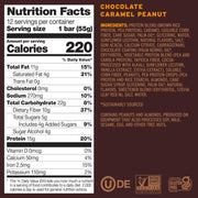 No Cow Vegan Protein Bars with Low Sugar & High Protein, 15g Plant Based Protein & 10g Fiber Snacks for On-the-Go Nutrition & Post-Workout, Gluten-Free, Dairy-Free(Chocolate Caramel Peanut, 12 Count)