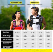 PACEARTH Weighted Vest,4lb/6lb/10lb/12lb/16lb/20lb/25lb/30lb Weight Vest with Reflective Stripe, Body Weight Vests Adjustable for Men, Women Workout, Strength Training, Running, Walking, Jogging