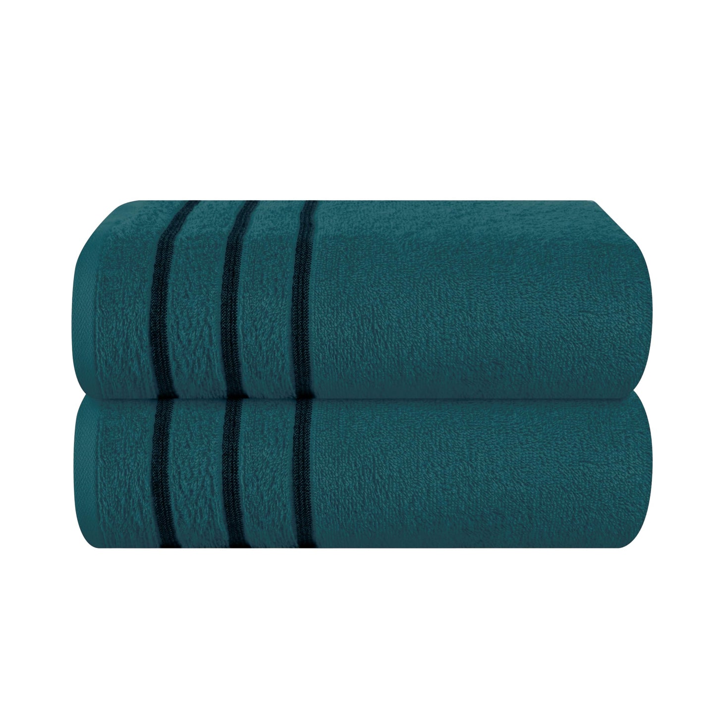 MyOwn Cotton 2 Pack Oversized Bath Towel Set 28x55 inches, Large Bath Towels, Ultra Absorbant Compact Quickdry & Lightweight Towel, Ideal for Gym Travel Camp Pool - Coral Orange, 71617