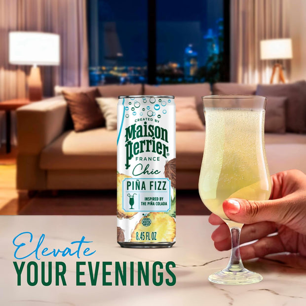 Maison Perrier Chic Pina Fizz, 8.45 FL OZ Can (4 Count)