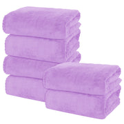 MOONQUEEN 2 Pack Premium Bath Towel Set - Quick Drying - Microfiber Coral Velvet Highly Absorbent Towels - Multipurpose Use as Bath Fitness, Bathroom, Shower, Sports, Yoga Towel (Grey)