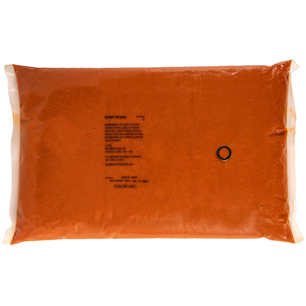 OLD BAY Hot Sauce, 64 fl oz - One 64 Fluid Ounce Bulk Container of Hot Sauce for Seafood Dishes, Wings, Burgers, Mac' n Cheese and Bloody Marys