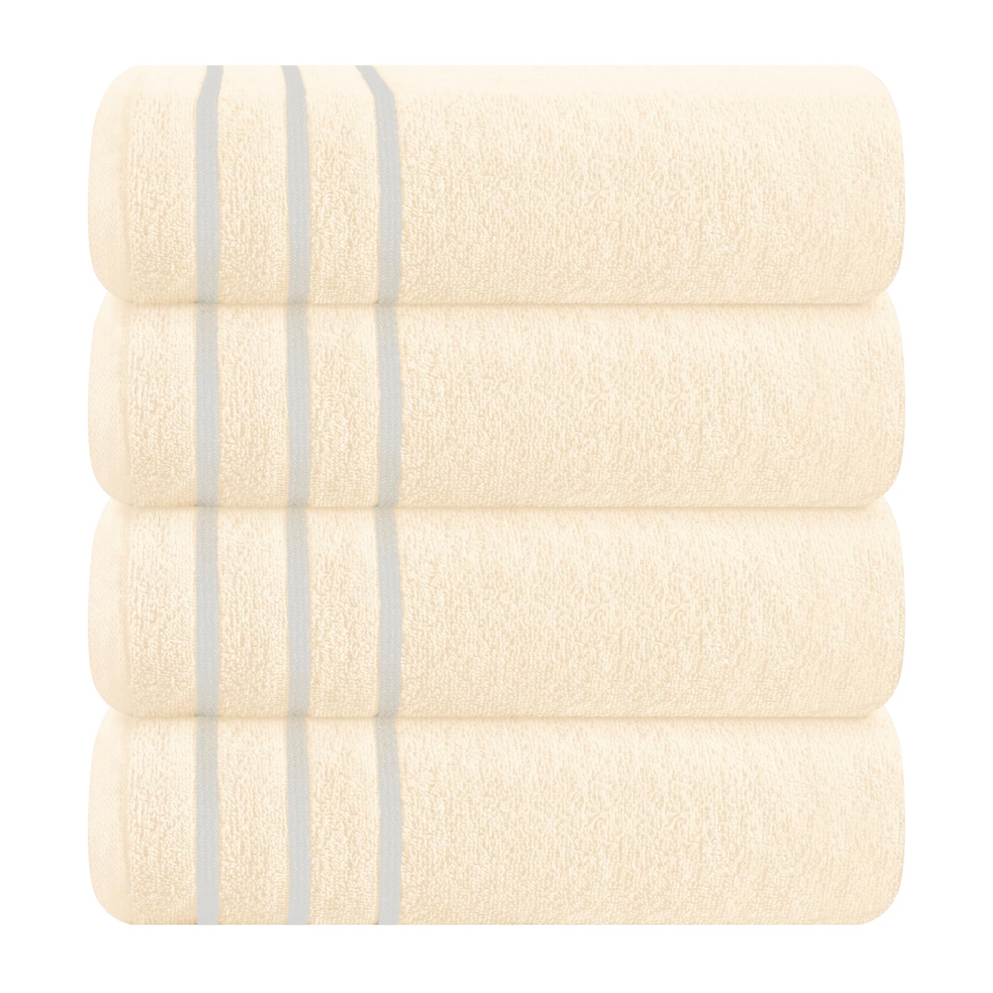 MyOwn Cotton 2 Pack Oversized Bath Towel Set 28x55 inches, Large Bath Towels, Ultra Absorbant Compact Quickdry & Lightweight Towel, Ideal for Gym Travel Camp Pool - Coral Orange, 71617