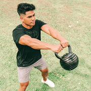 Tru Grit Fitness - Adjustable Kettlebell Weight Set - 20LB - Home Gym or Office Strength Training Equipment