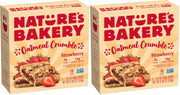 Nature's Bakery Oatmeal Crumble Bars, Strawberry, Real Fruit, Vegan, Non-GMO, Breakfast Bar, 7 Boxes With 12 Bars, 84 Count