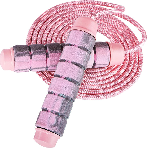 Jump Rope for Women & Men Adjustable Length Cotton Skipping Rope for Adults & Kids Workout Equipment for Weight Loss, Cardio, Boxing & Fitness Suitable for Home, Gym & School Use