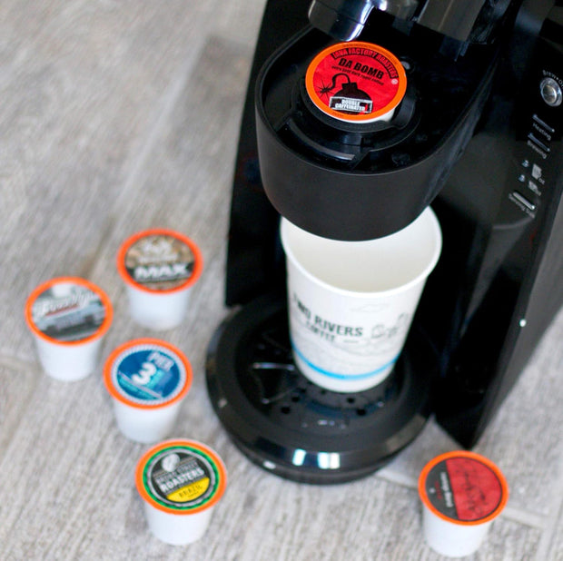 Two Rivers Coffee Hot Chocolate Pods Single Serve Cocoa Variety Sampler Pack Compatible with 2.0 Keurig K-Cup Brewers, 40 Count