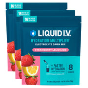 Liquid I.V.® Hydration Multiplier - Passion Fruit | Electrolyte Powder Drink Mix | 3 Pack (48 Servings)