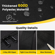 Vorspack Extra Large Duffle Bag for Travel - 100L Duffel Bag for Men Gear Bag for Storage Foldable Weekender Bag for Overnight Camping - Black