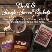 Nestle Hot Chocolate Packets, Milk Chocolate Flavor Hot Cocoa Mix, Made with Real Cocoa, Bulk Pack, 0.71 oz Packet (60 Count)