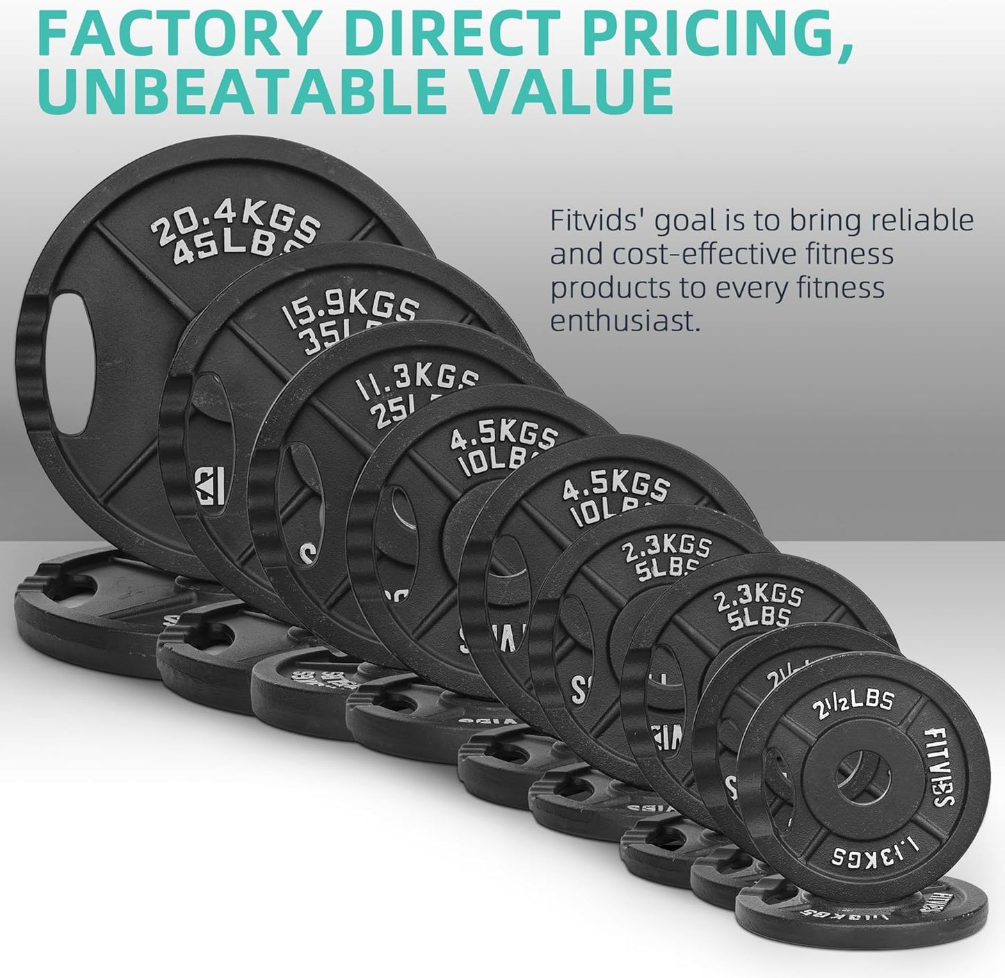 Cast Iron 1" Standard Weight Plates Including 5FT Standard Barbell Bar & Star Locks, 45 Pounds Set (35 Lbs Plates + 10 Lbs Barbell Bar), Multiple Packages