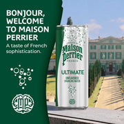 Maison Perrier Ultimate Sparkling Water, 11.15 Fl Oz Cans, 8 Count, 3 Pack