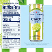 San Pellegrino Lime Ciao Sparkling Water 6 Pack