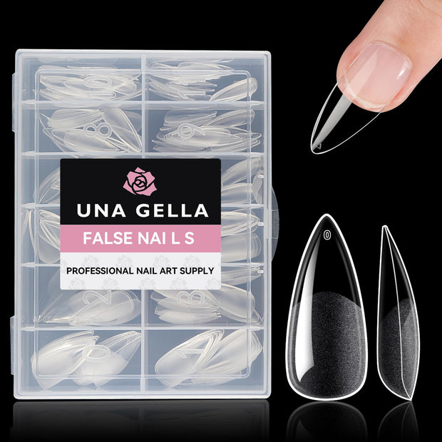 UNA GELLA Solid Nail Glue Gel Soft Gel Nail Tips Glue 15ml Lamp Curing Needed Solid Soak Off Glue Super Strong Nail Glue For Fake Acrylic Nails Extension Press On Nails