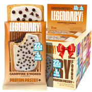 Legendary Foods 22g Protein Pastry - 0g Added Sugar, Low Carb and Gluten Free Keto Snack, Diabetic Friendly High Nutrient Alternative – 8x Frosted Cinnamon Bars