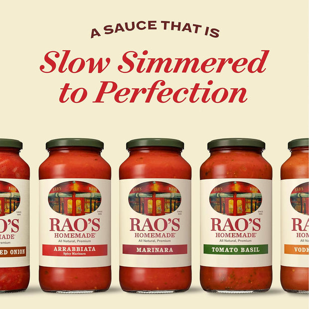 Rao's Homemade Tomato Basil Sauce, 24 oz, Tomato Sauce, All Purpose, Keto Friendly Pasta Sauce, Premium Quality, Tomatoes from Italy and Basil