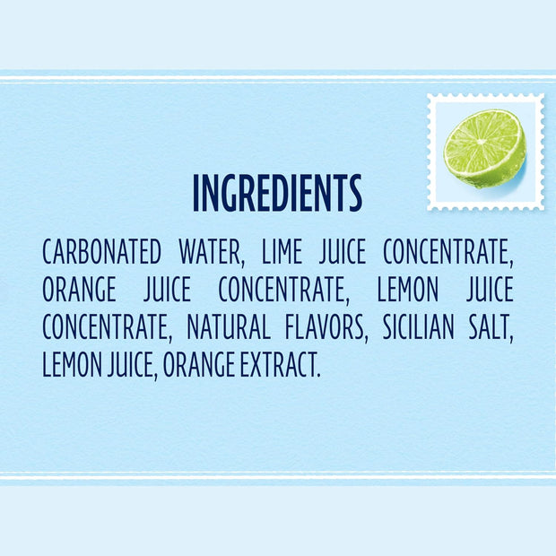 San Pellegrino Lime Ciao Sparkling Water 6 Pack